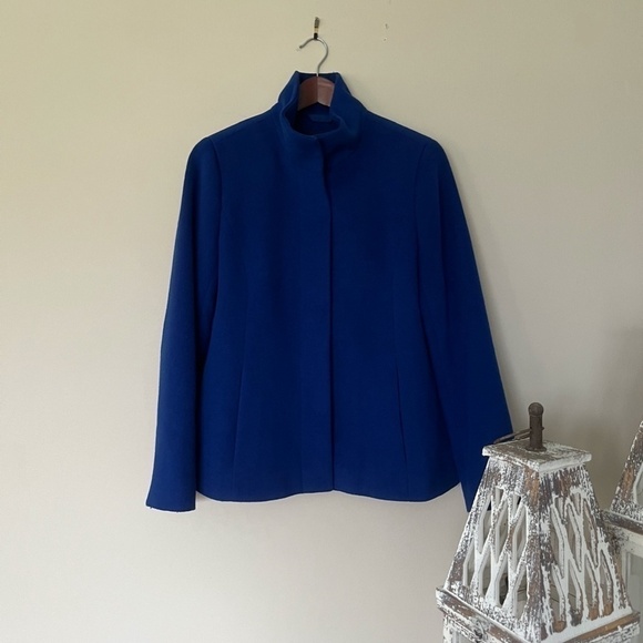 Lands' End Wool and Cashmere Blend Coat - Picture 1 of 15
